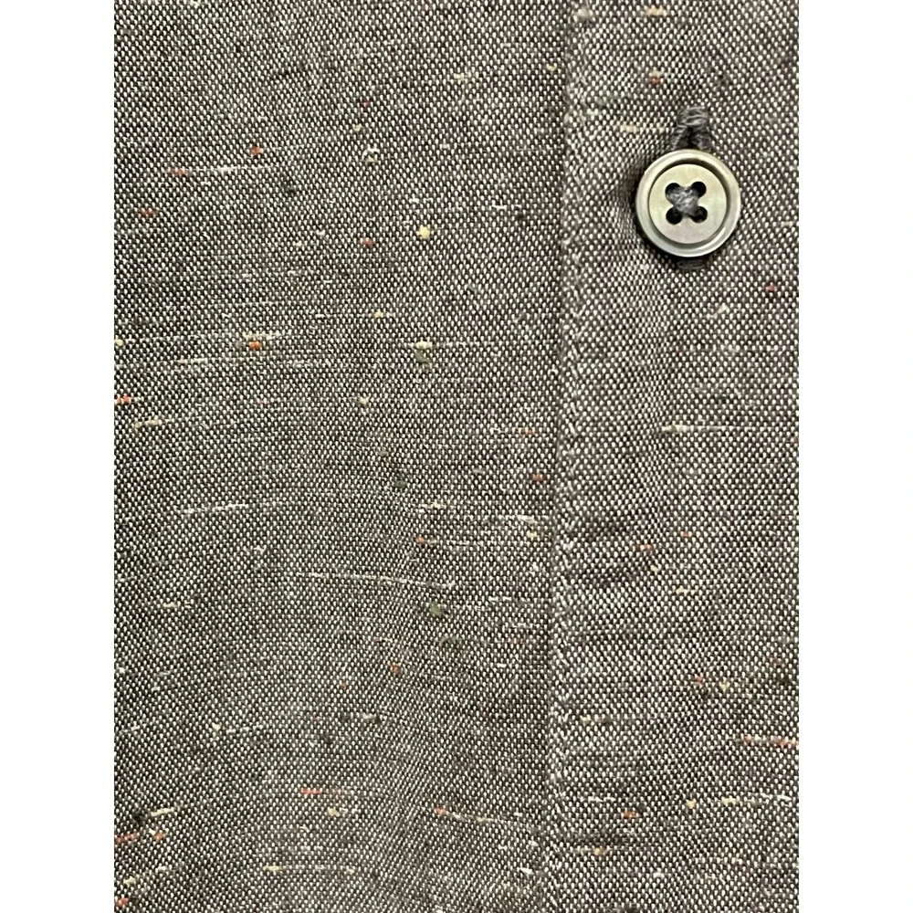 John Varvatos Textured Casual Collared Button Down Date Night Shirt - Sz Large - Picture 5 of 9